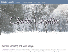 Tablet Screenshot of charlescreative.com